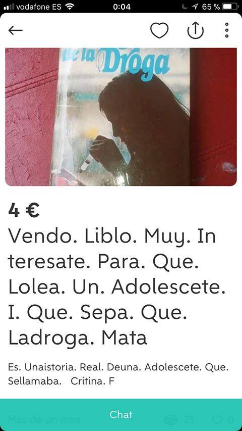 Vendo. Liblo. Muy. Interesante Vendo. Liblo. Muy. Interesante