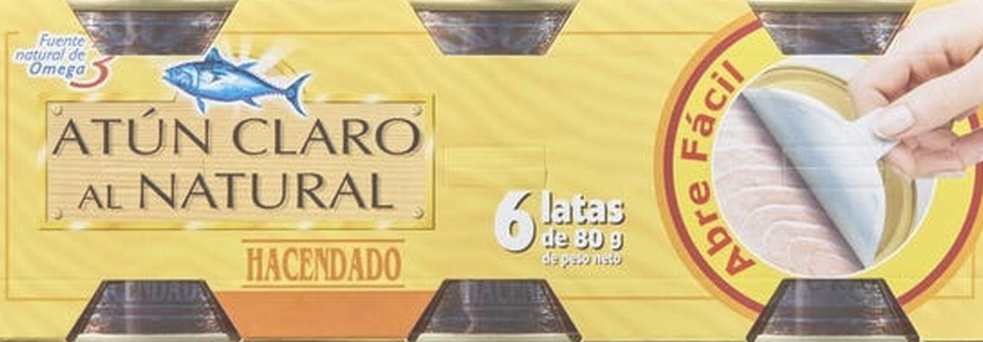 Atún claro natural-Mercadona