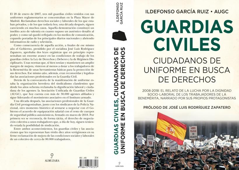 Portada y contraportada del libro de la AUGC