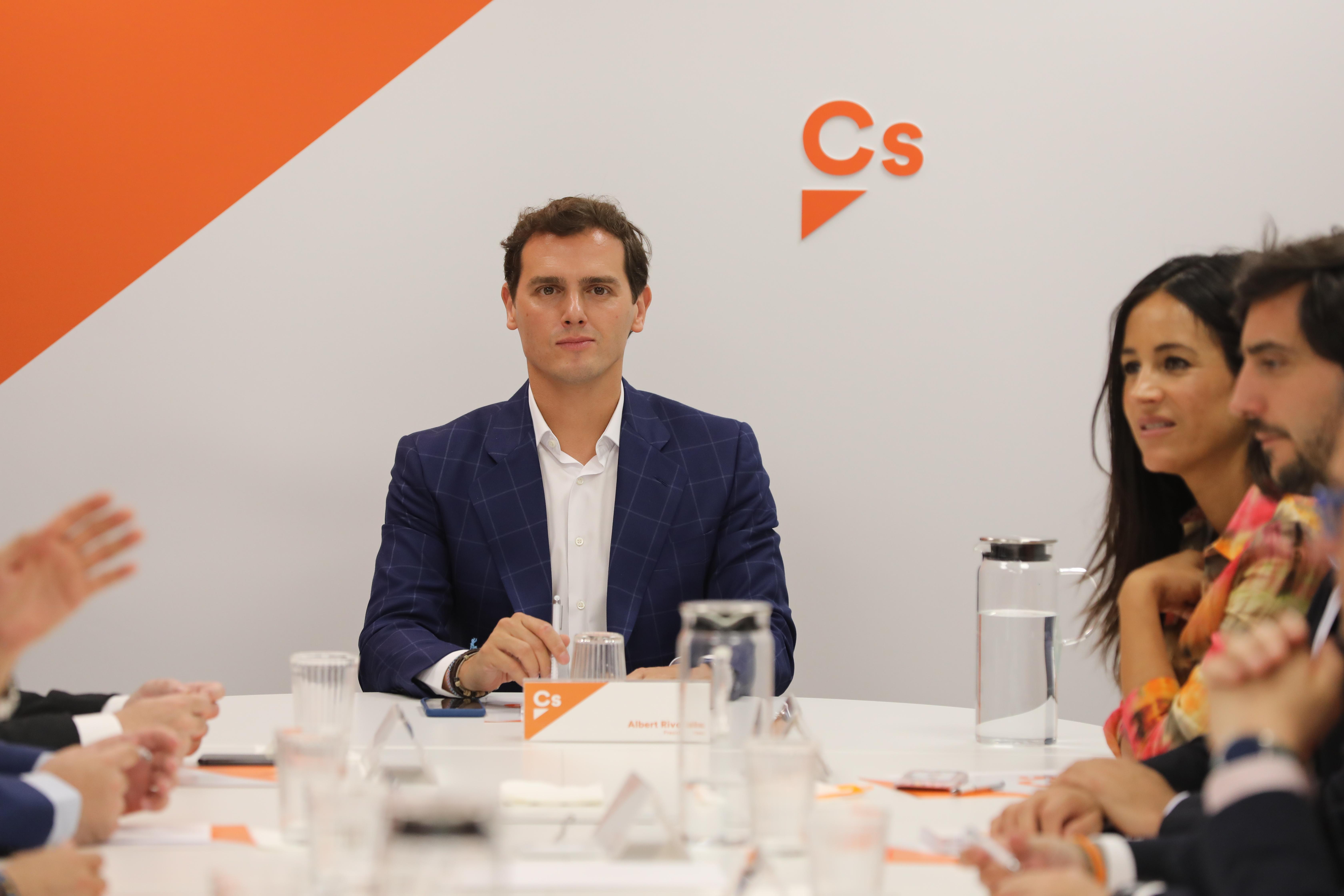 El presidente de Ciudadanos Albert Rivera preside la reunión del Comité permanente de Ciudadanos