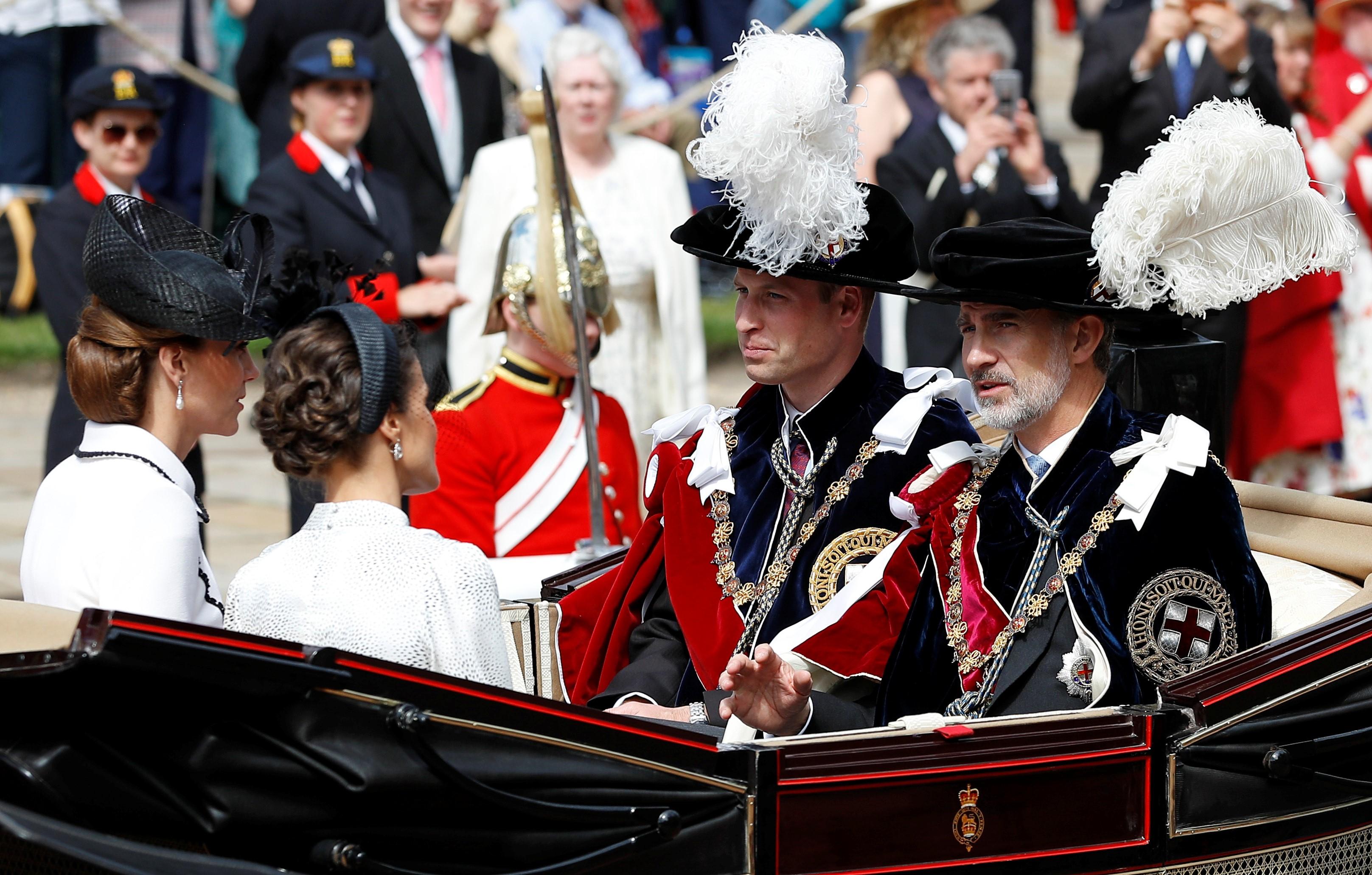 Los Duqueses de Cambridge junto a Felipe VI y Letizia 