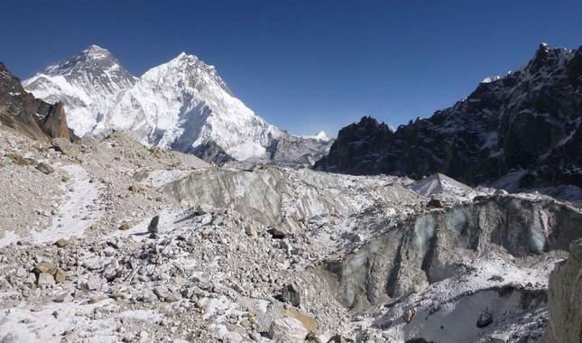 El cambio climatico se come los glaciares del Himalaya. 