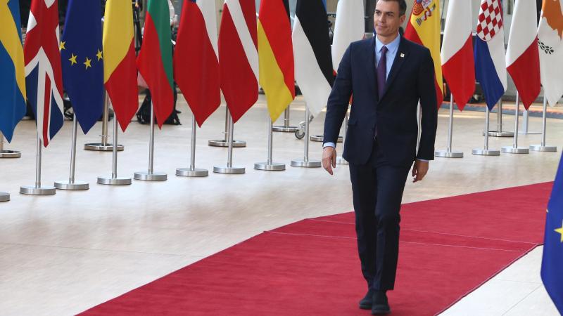 Pedro Sánchez en Bruselas