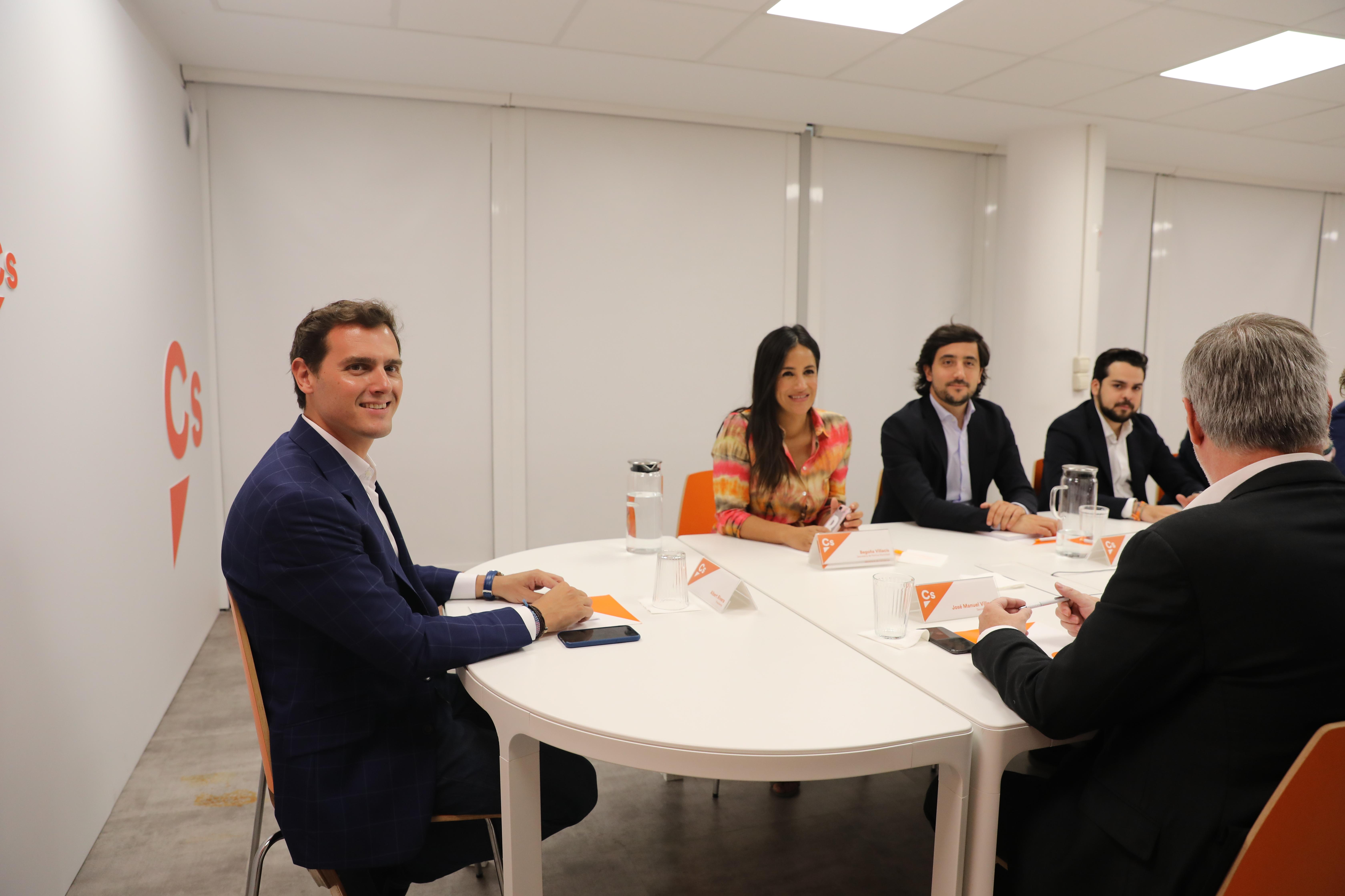 El presidente de Ciudadanos Albert Rivera preside la reunión del Comité permanente de Ciudadanos