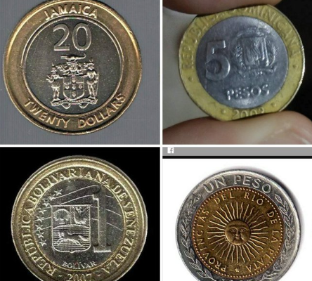 Monedas similares a un euro