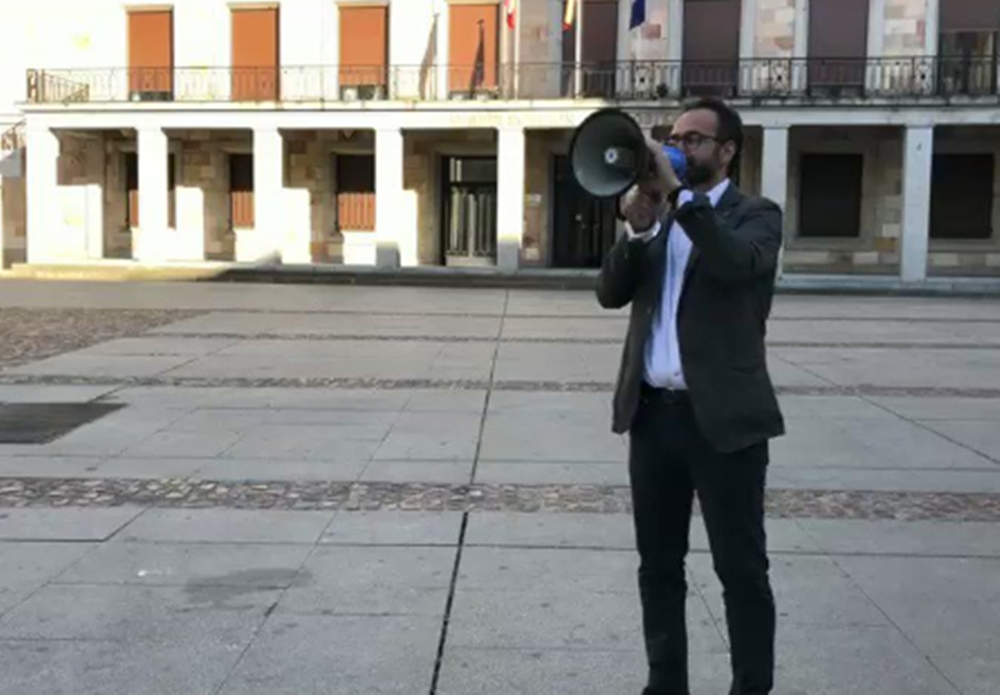 Javier García-Conde, diputado de Vox en Castilla y León. 