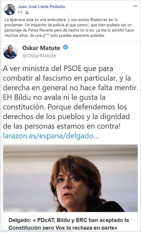 Miembro de Vox a Dolores Delgado