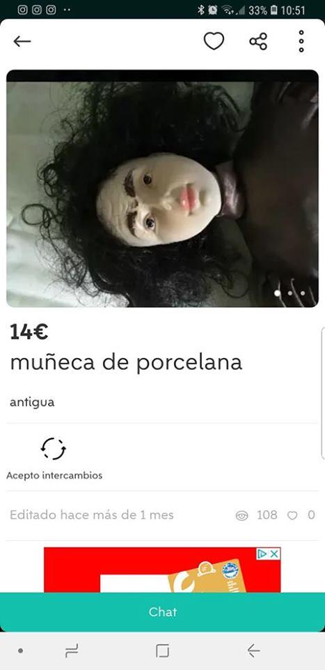 Muñeca de porcelana Muñeca de porcelana