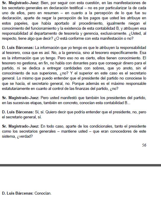 ELPLURAL.COM ha tenido acceso a la transcripción palabra a palabra, de lo que le contaron Bárcenas y su esposa al juez Ruz