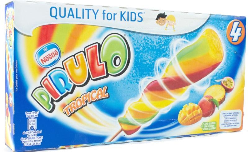 Nestlé Pirulo. Fuente OCU