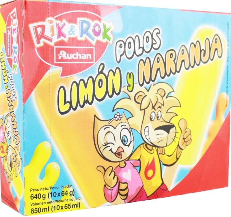 Auchan Polos naranja