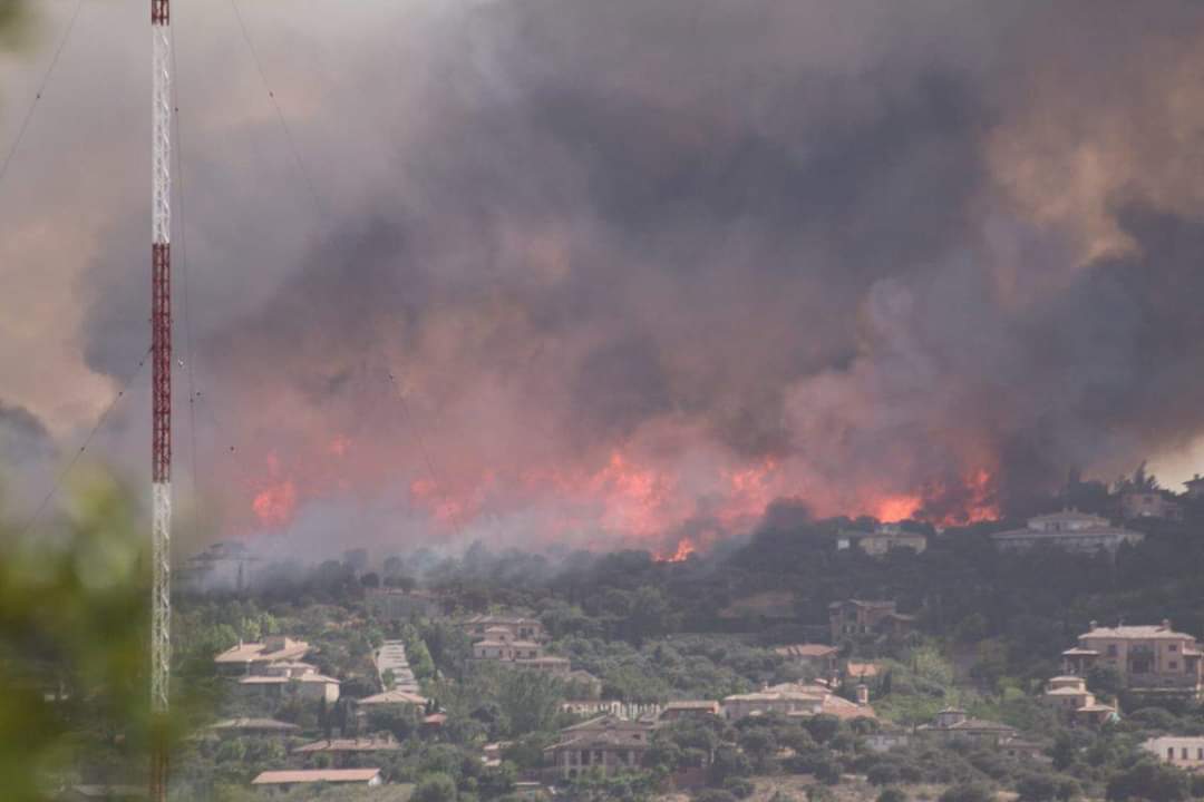 Incendio Almorox (Toledo) - Twitter