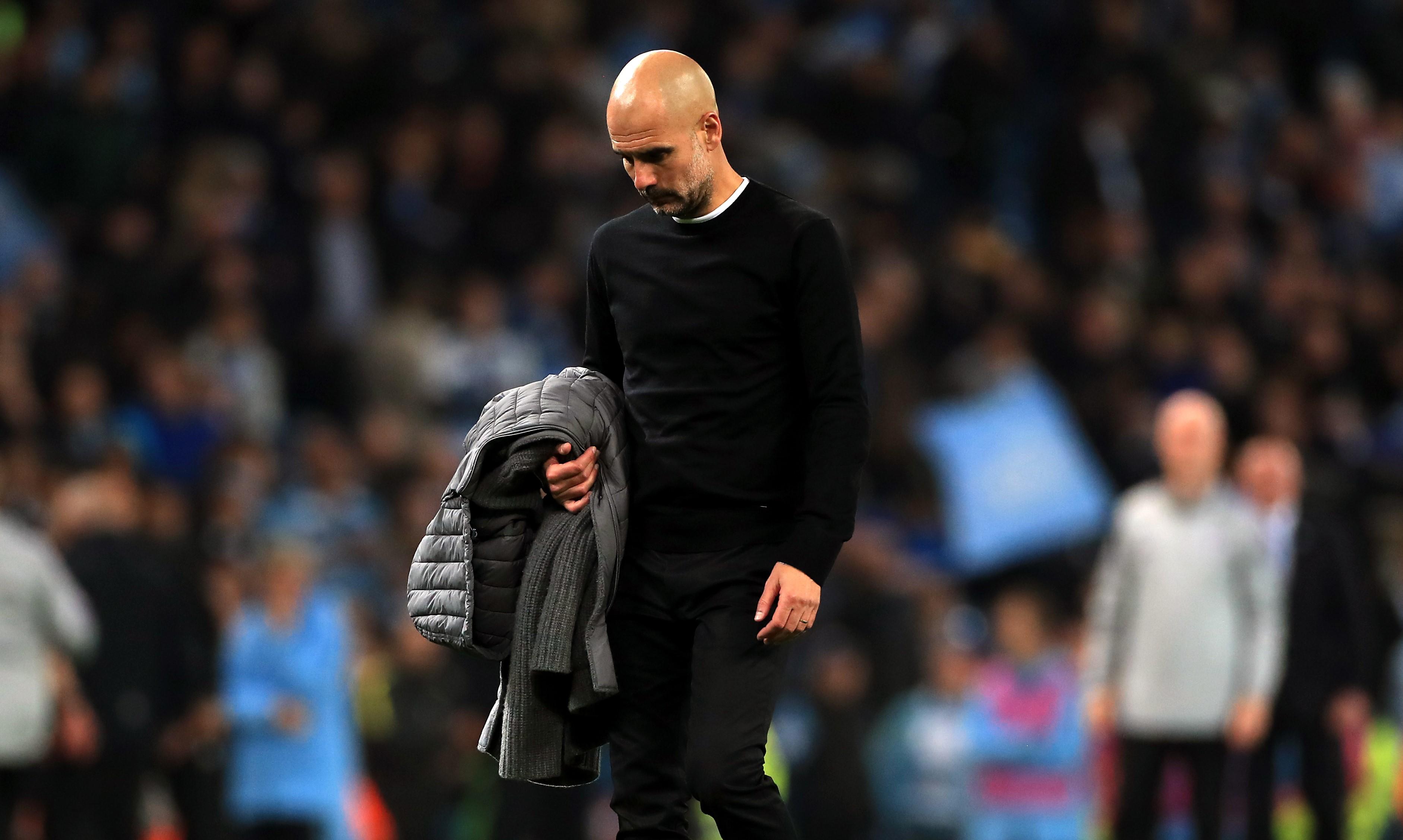 El entrenador del Manchester City, Pep Guardiola