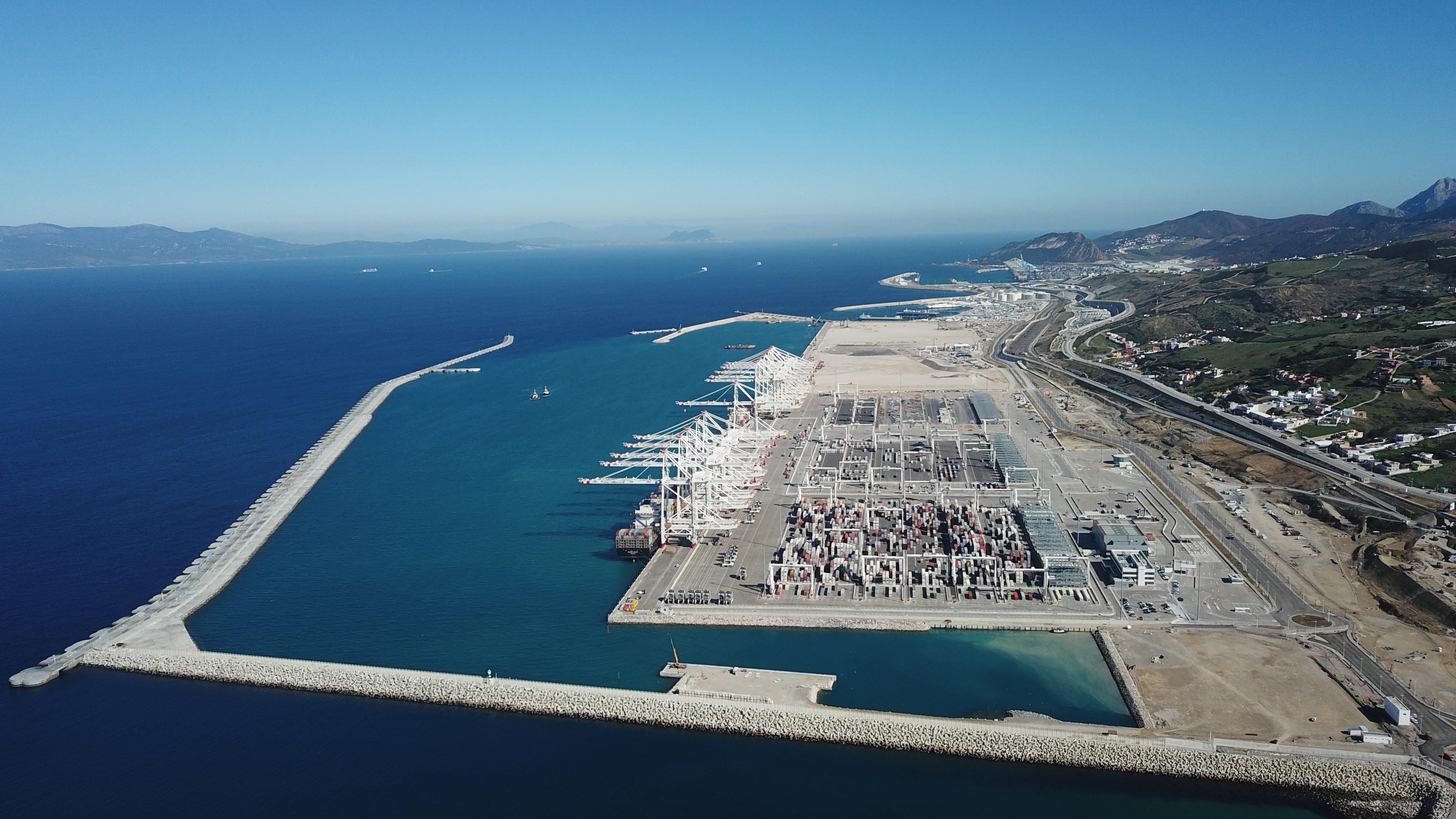 Vista aérea de Tanger Med 2