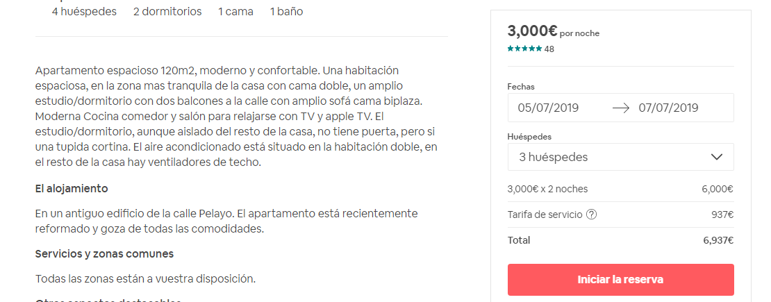 apartamento en cgueca 3000