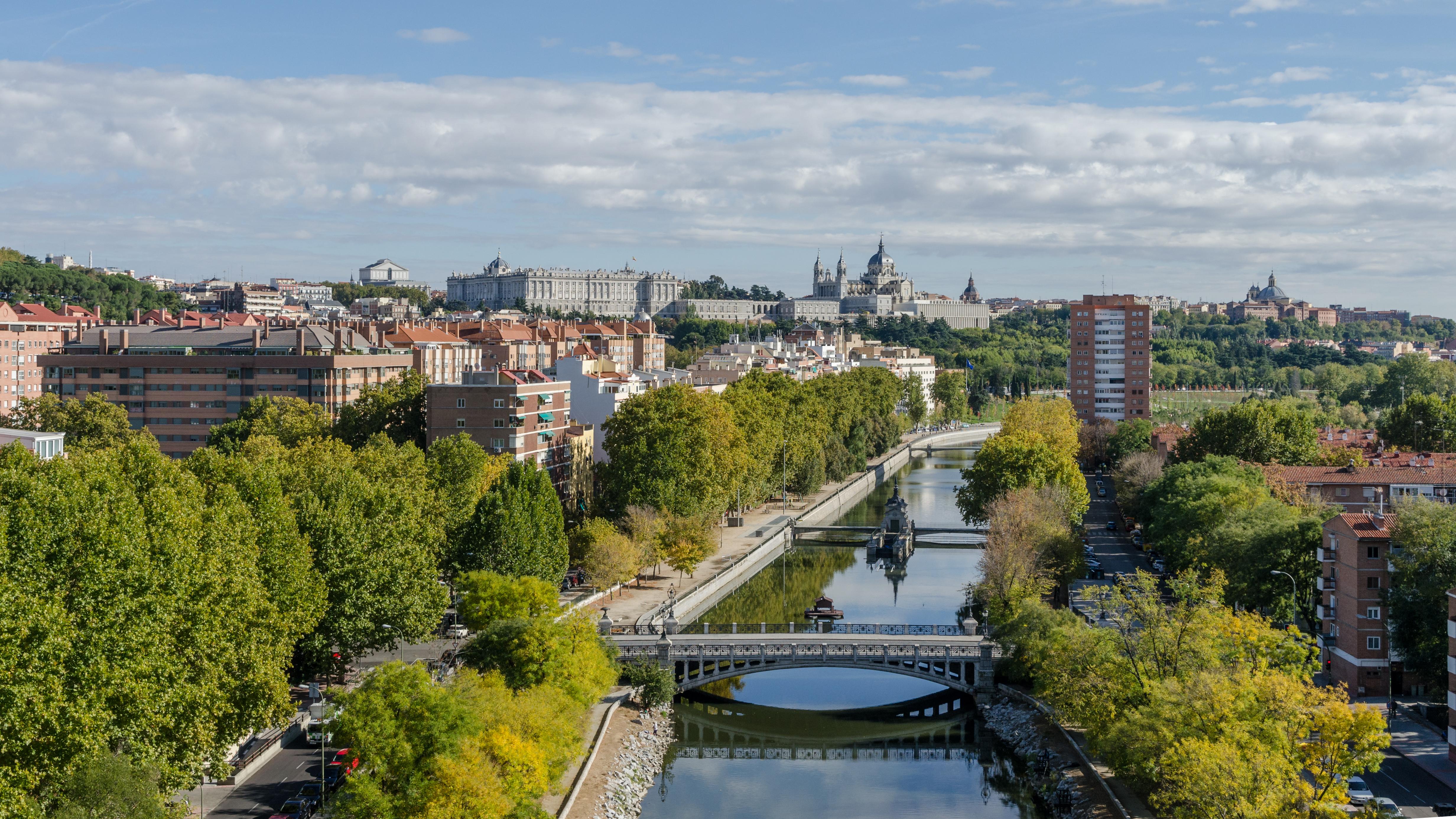 Vista del río Manzanares