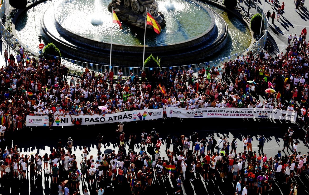 Manifestación del Orgullo LGTBI en Madrid