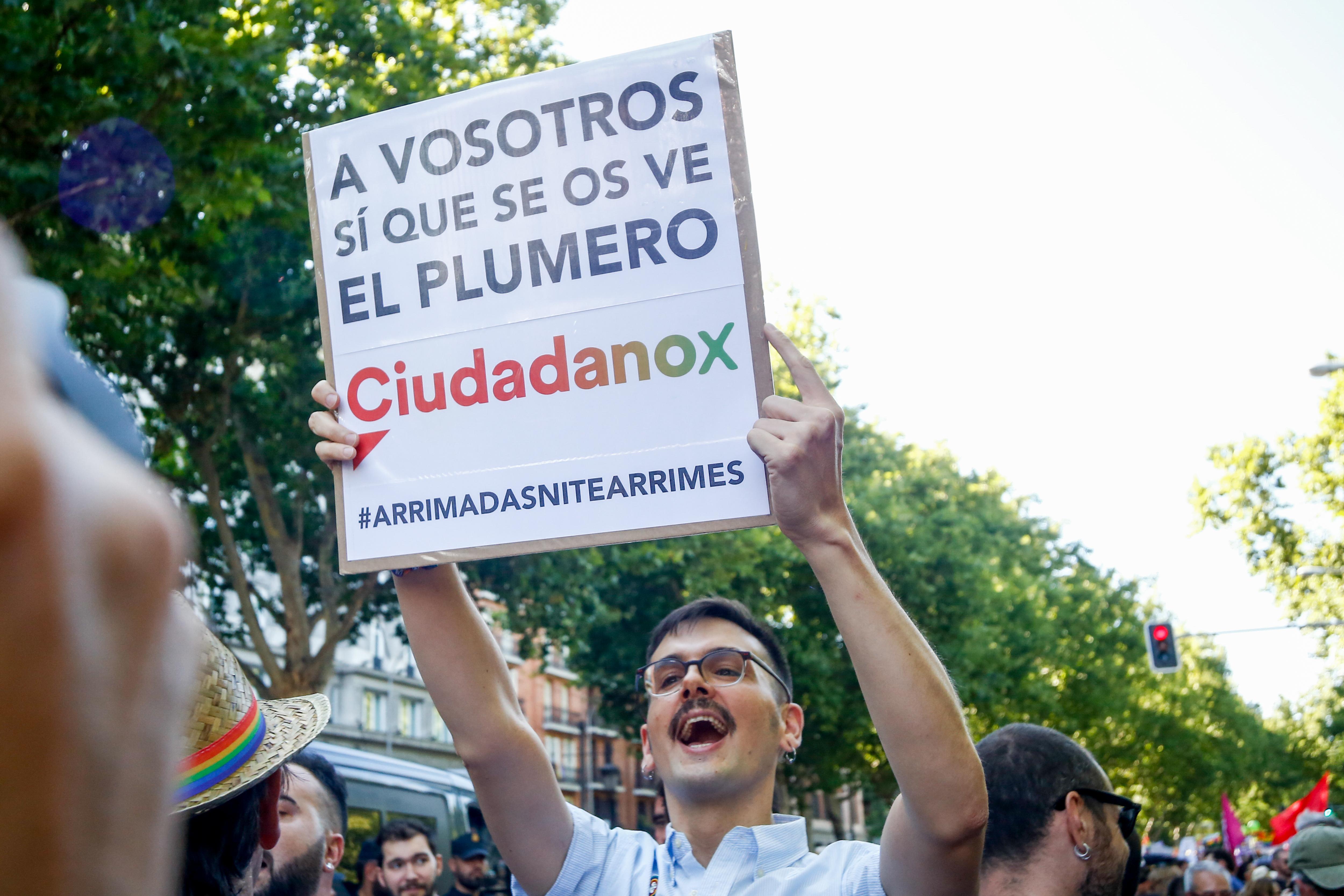 Manifestación estatal del Orgullo LGTBI en Madrid desde Atocha hasta Colón