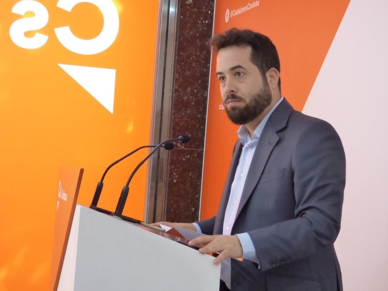 Fran Carrillo, portavoz adjunto de Ciudadanos en el Parlamendo de Andalucía