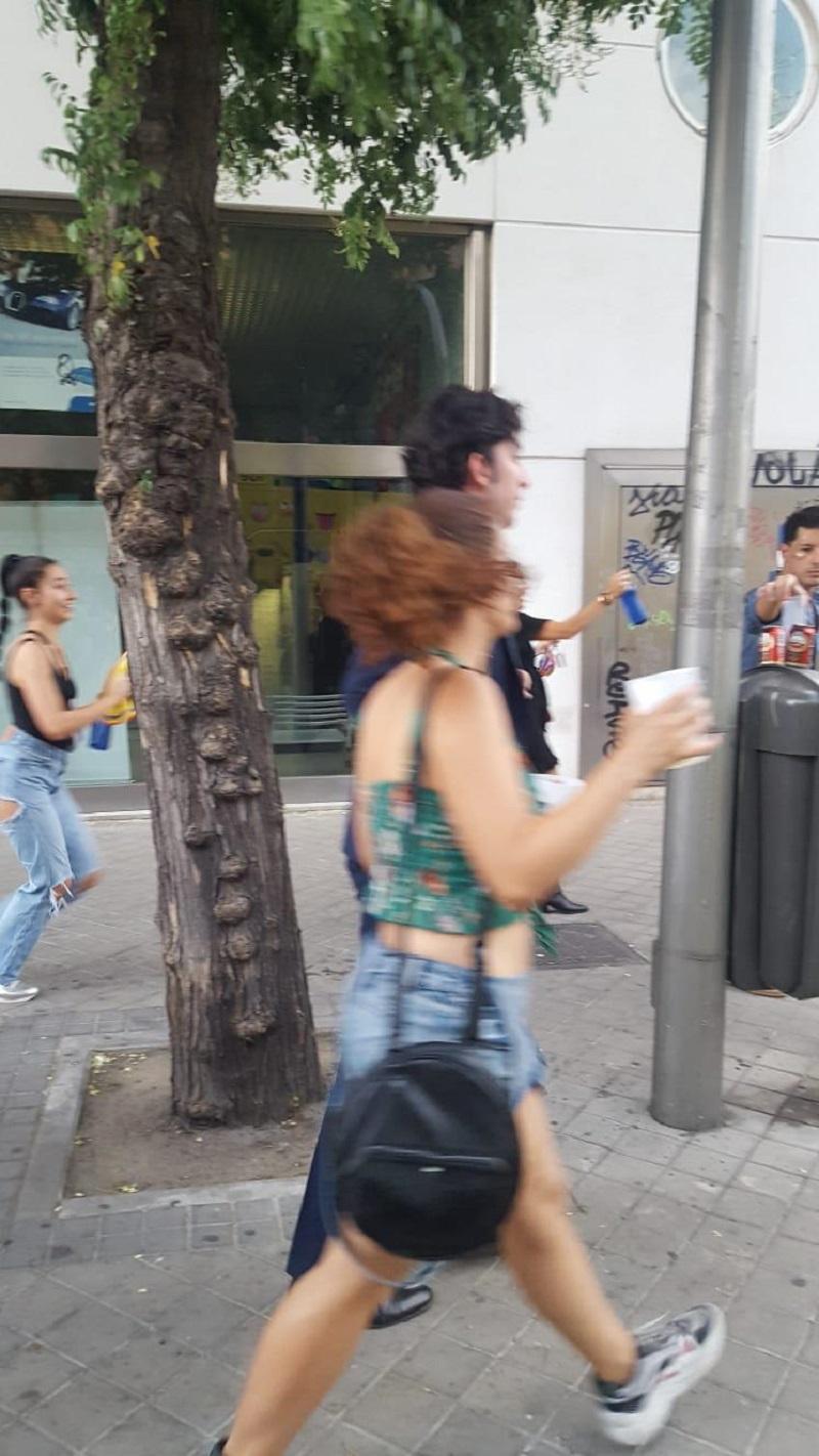 El pequeño Nicolás durante la celebración del Orgullo2019