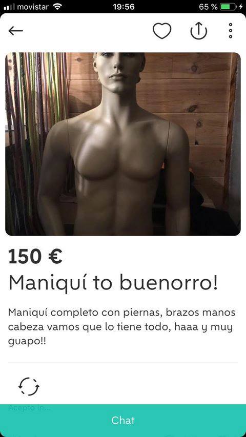 Maniquí to buenorro! Maniquí to buenorro!