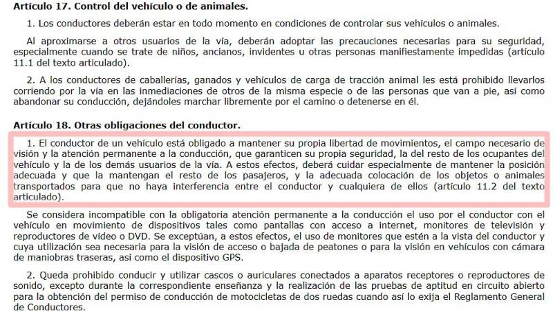 A pesar de ser muy claro con algunas conductas prohibidas, el artículo 18 no dice nada respecto al calzado. A pesar de ser muy claro con algunas conductas prohibidas, el artículo 18 no dice nada respecto al calzado.