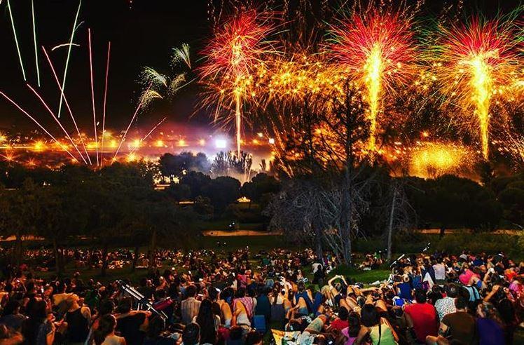 Foto del parque de Enrique Tierno Galván, del Instagram oficial de Veranos de la Villa