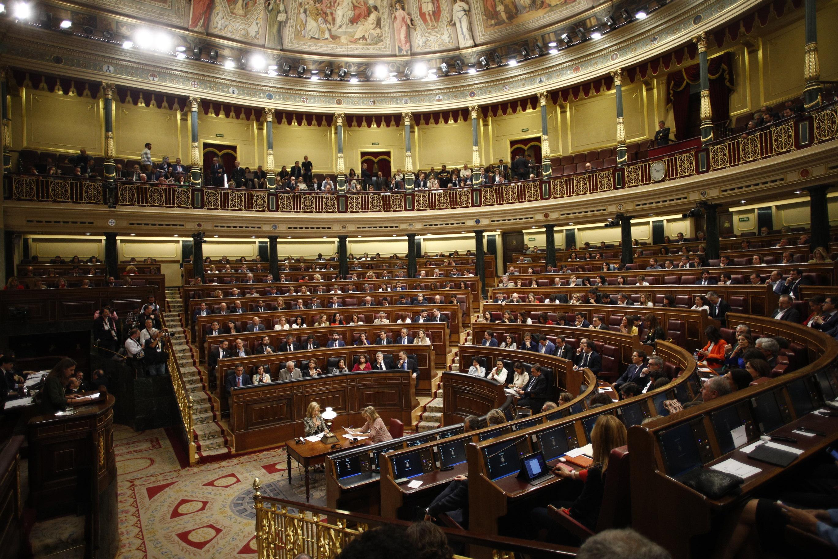 Vista del hemiciclo del Congreso de los Diputados durante la sesión constitutiva de la Cámara baja-Europa Press