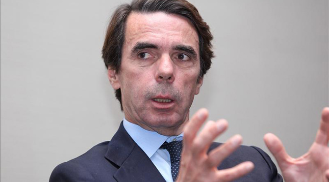 El expresidente del Gobierno José María Aznar