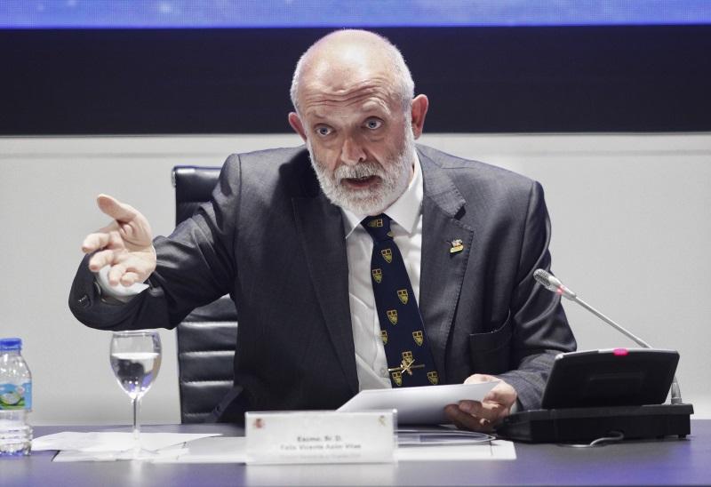 EuropaPress 2264362 El director general de la Guardia Civil Félix Azón Vilas durante su intervención en la presentación del Plan de Igualdad de la Guardia Civil EuropaPress 2264362 El director general de la Guardia Civil Félix Azón Vilas durante su intervención en la presentación del Plan de Igualdad de la Guardia Civil