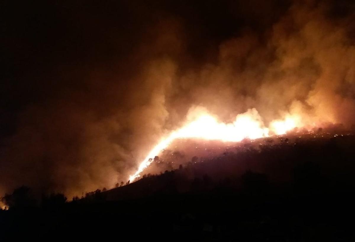 Incendio en Terque (Almería)