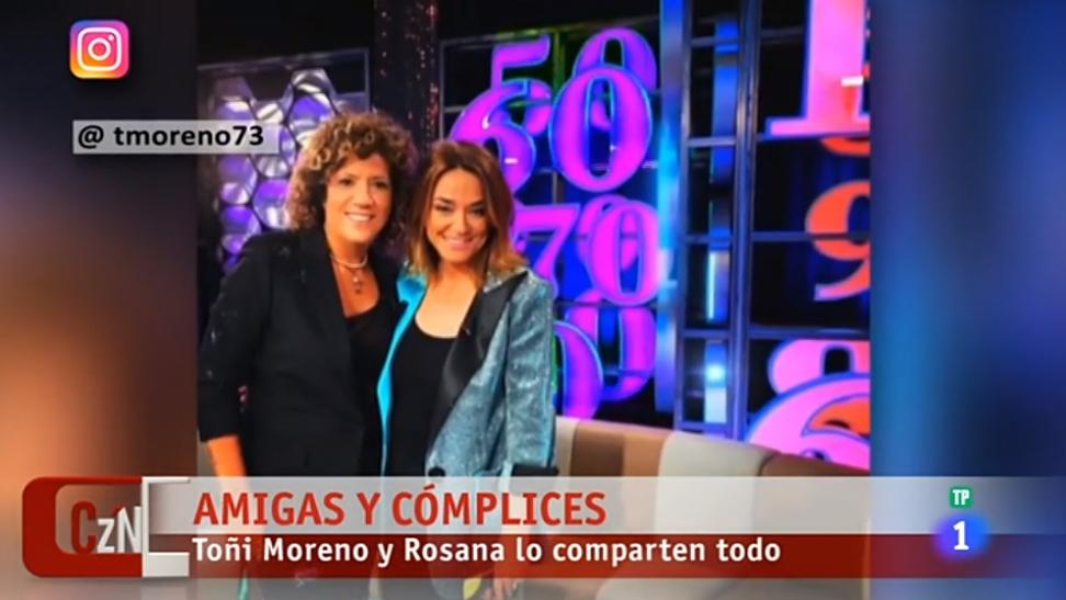 Toñi Moreno y Rosana en TVE