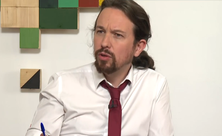 Pablo Iglesias en una entrevista