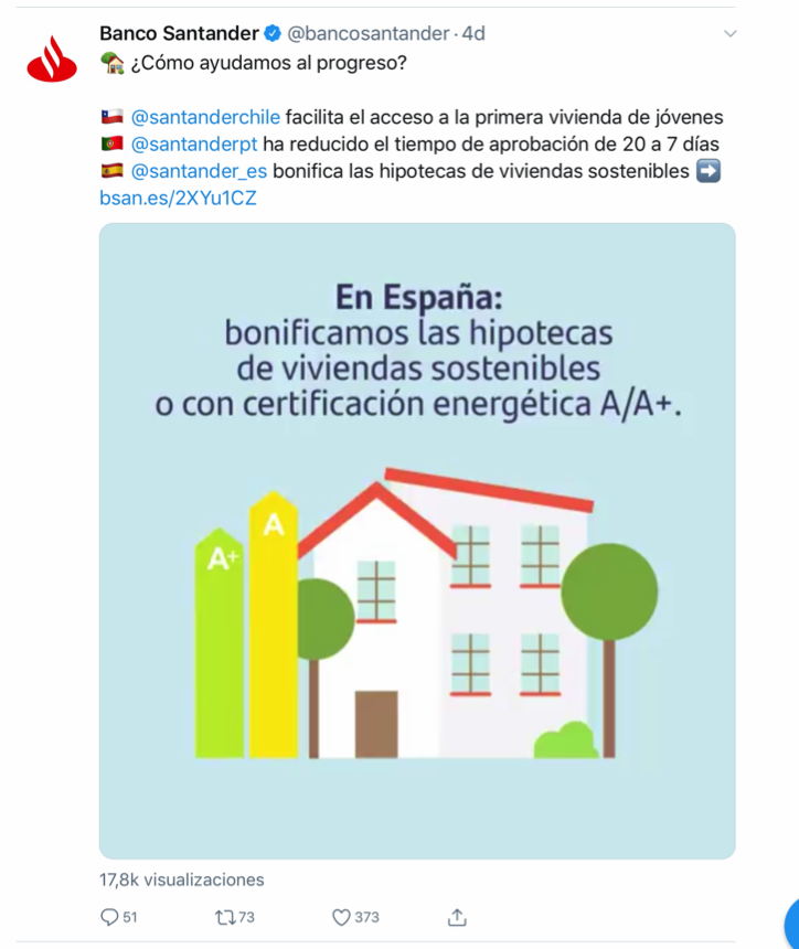 Tuit Banco Santander Tuit Banco Santander