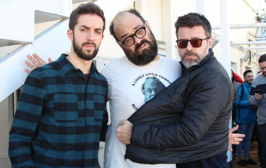 David Broncano, Ignatius Farray y Quequé, presentadores de La Vida Moderna