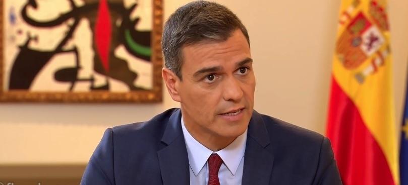 Entrevista al presidente del Gobierno en funciones Pedro Sánchez. EuropaPress 