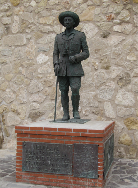 Estatua de Franco en Melilla