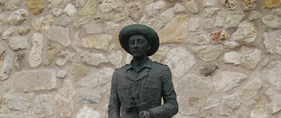 Estatua del dictador Francisco Franco en Melilla