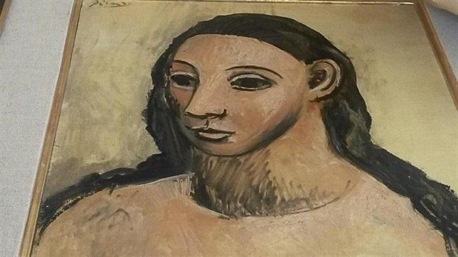 Imagen del cuadro de Picasso 'Cabeza de mujer joven' . EP
