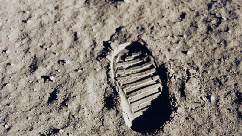Huella humana sobre la Luna   Apolo 11   AS11 40 5877   NASA