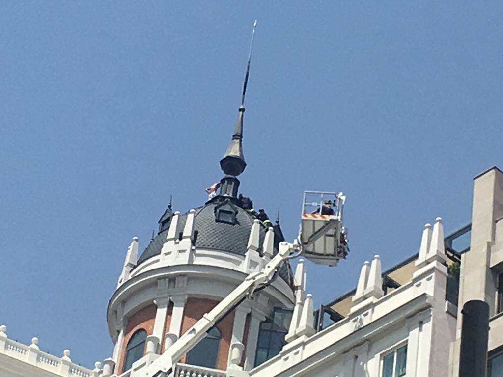 Imagen de la cúpula del Hotel Dear de Plaza España