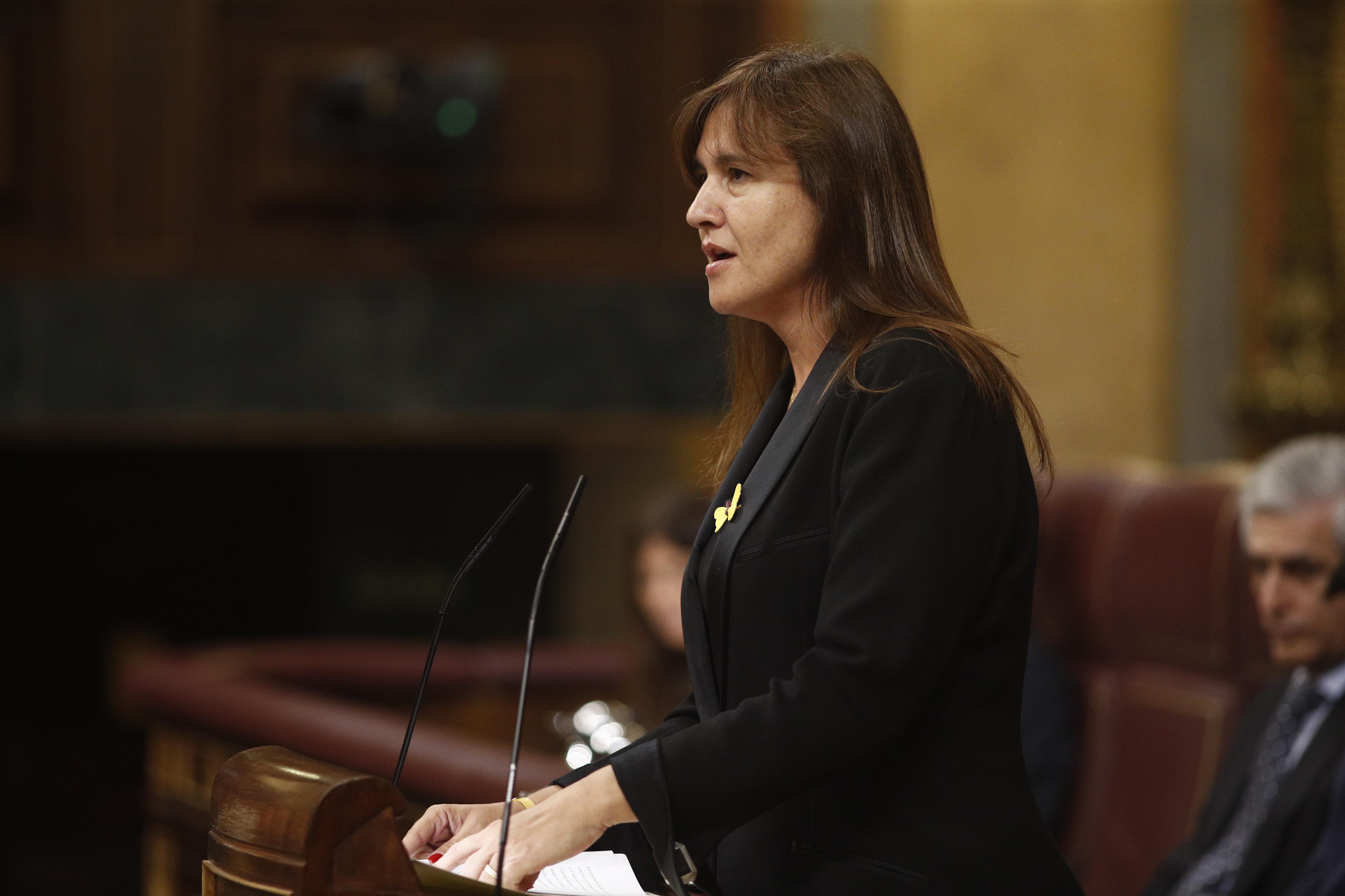 La portavoz de Junts per Cataluña en el Congreso