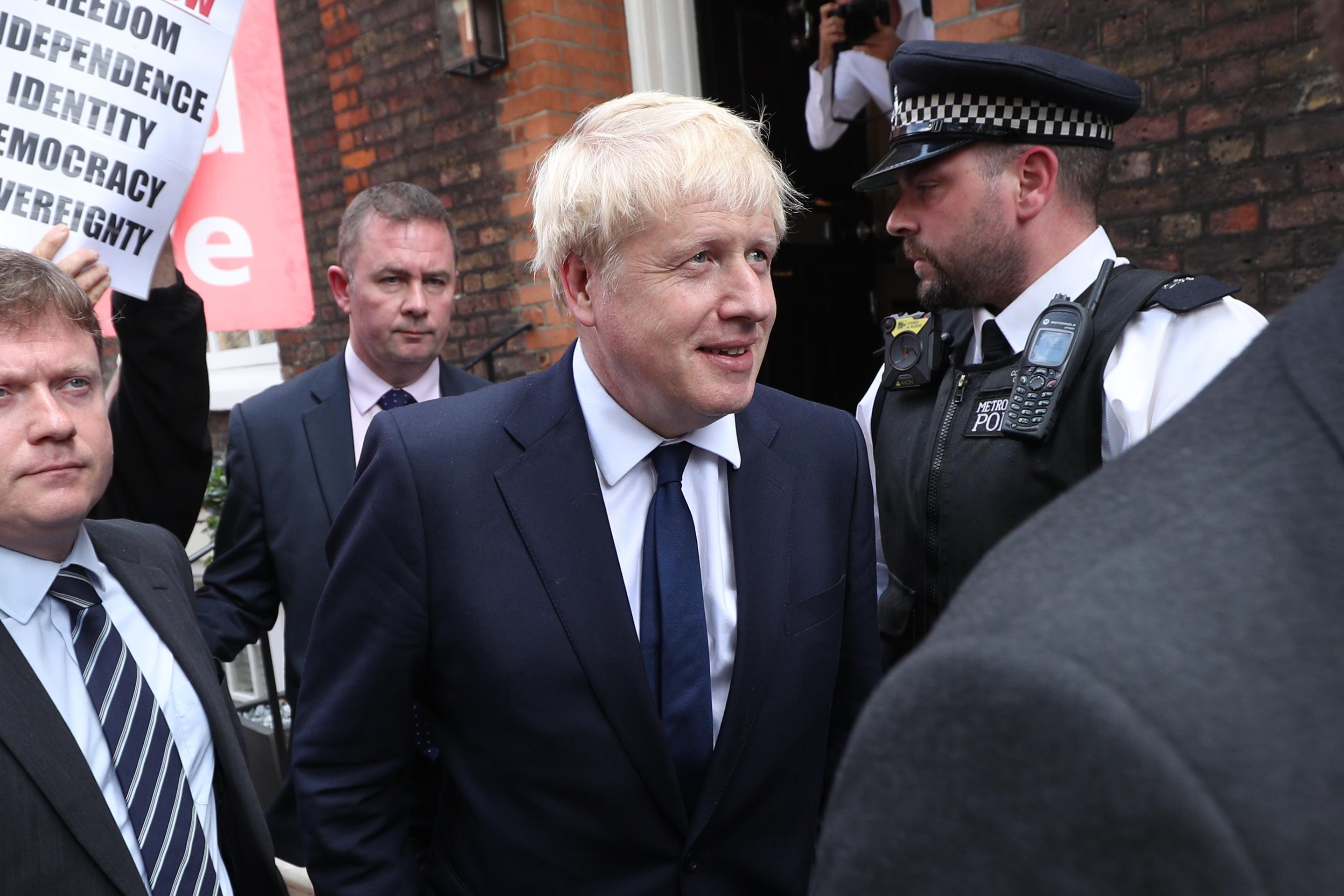 El primer ministro británico Boris Johnson