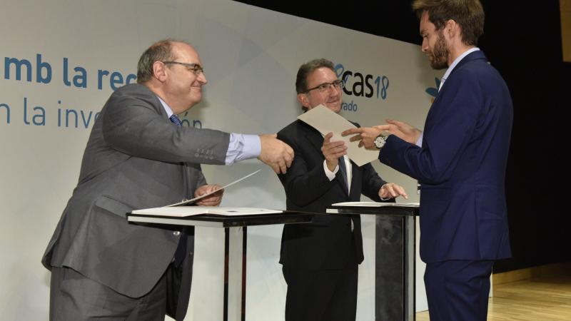 El becario de doctorado de la Caixa, Joan Compte El becario de doctorado de la Caixa, Joan Compte