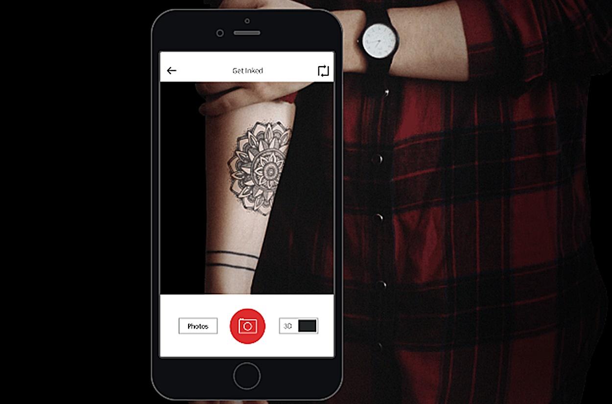 A través de esta aplicación, el usuario puede saber cómo queda un tatuaje antes de hacérselo.