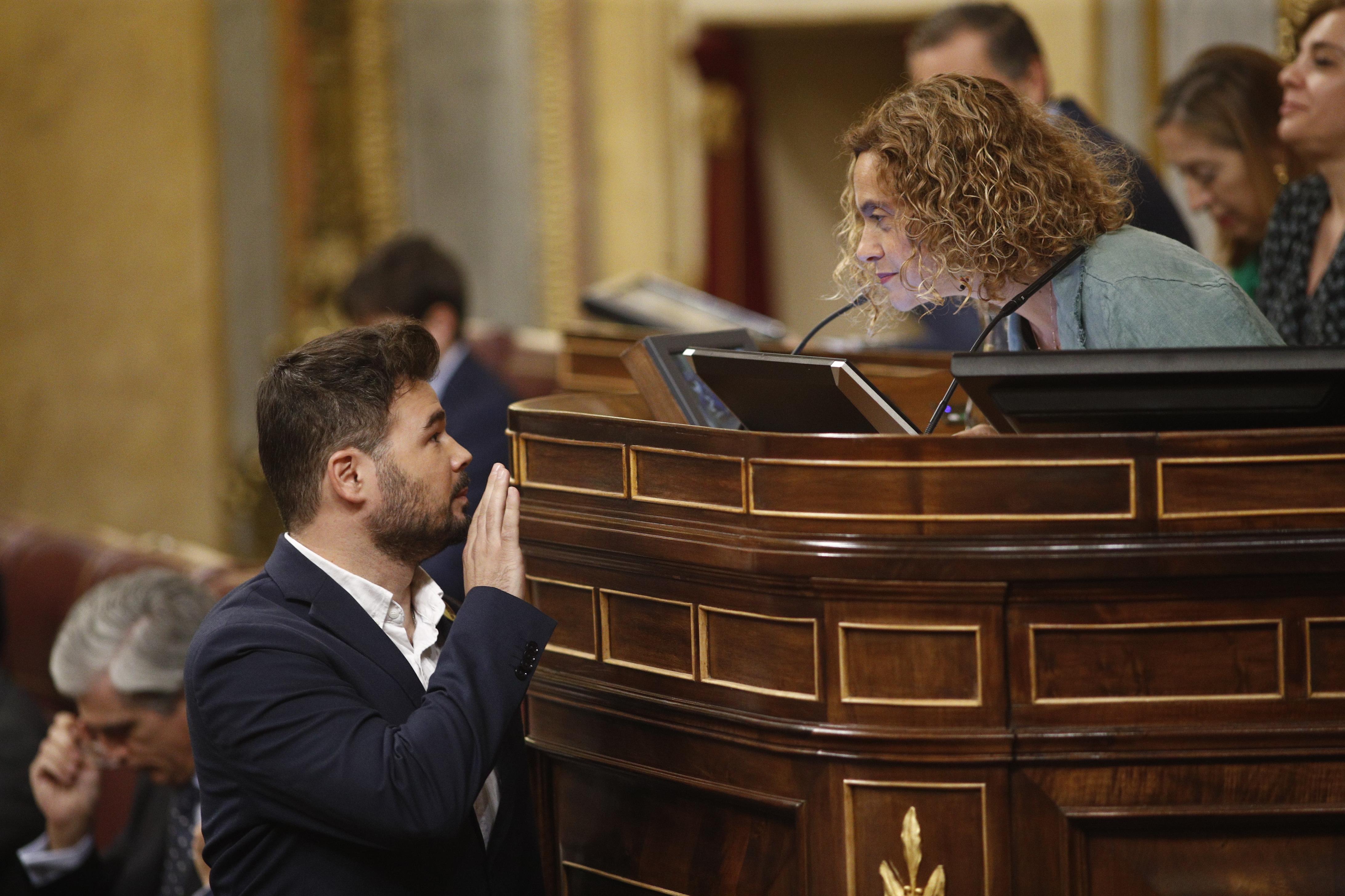 El portavoz de ERC, Gabriel Rufián. Fuente: EP.