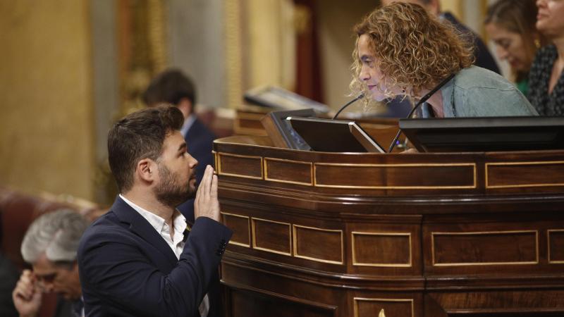El portavoz de ERC, Gabriel Rufián. Fuente: EP.