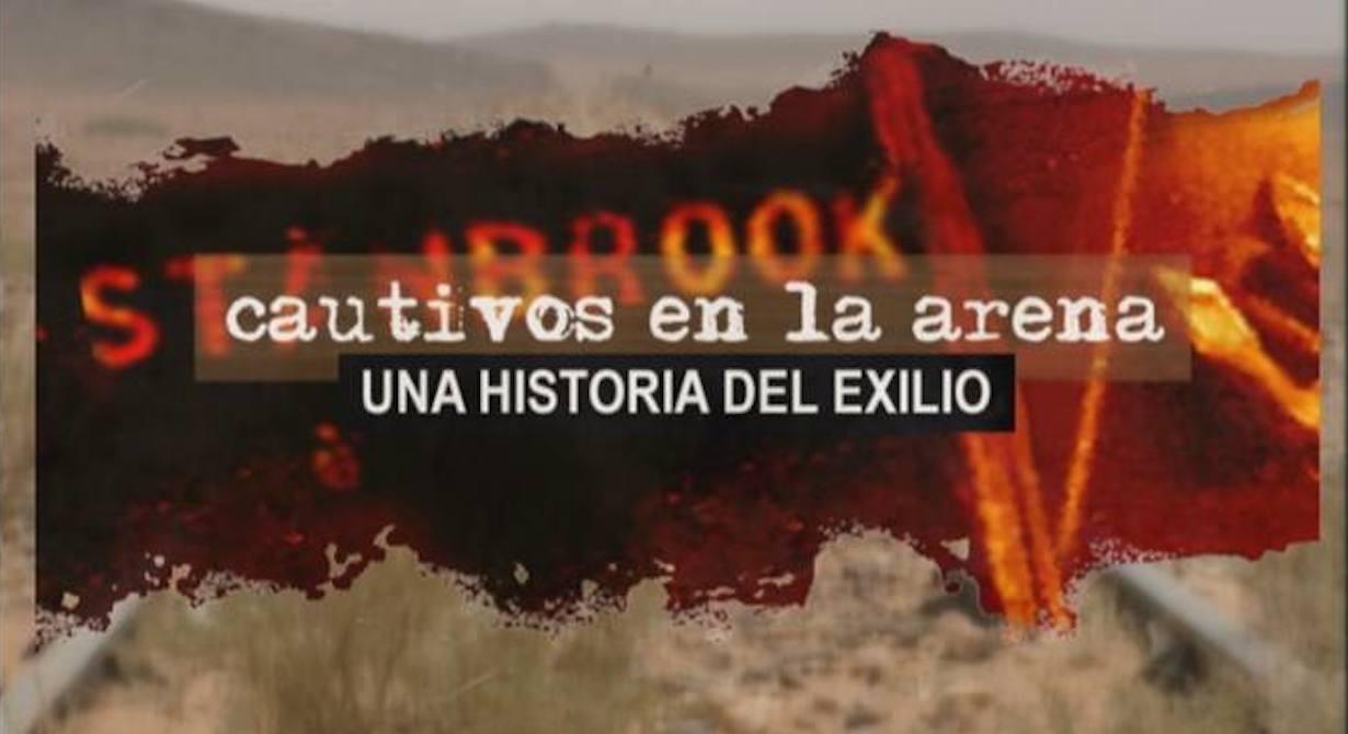 Carátula del documental de RTVE 'Cautivos en la arena', dedicado al exilio republicano en el norte de África.