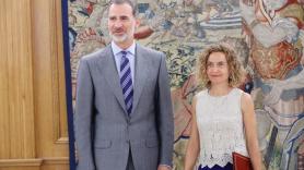 El Rey Felipe VI recibirá en el Palacio de la Zarzuela a la presidenta del Congreso de los Diputados Meritxell Batet. EP