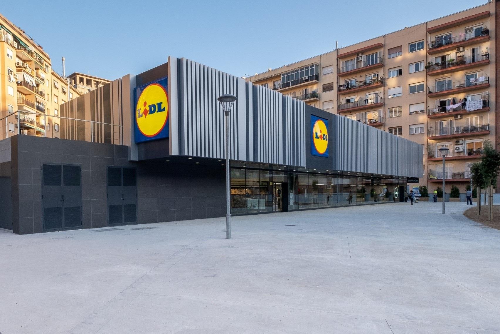 EuropaPress 2176311 Supermercado de Lidl (Jardines de Málaga Barcelona)